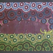 Sunset Colours - Bindi Lee Australian Indigenous Artist